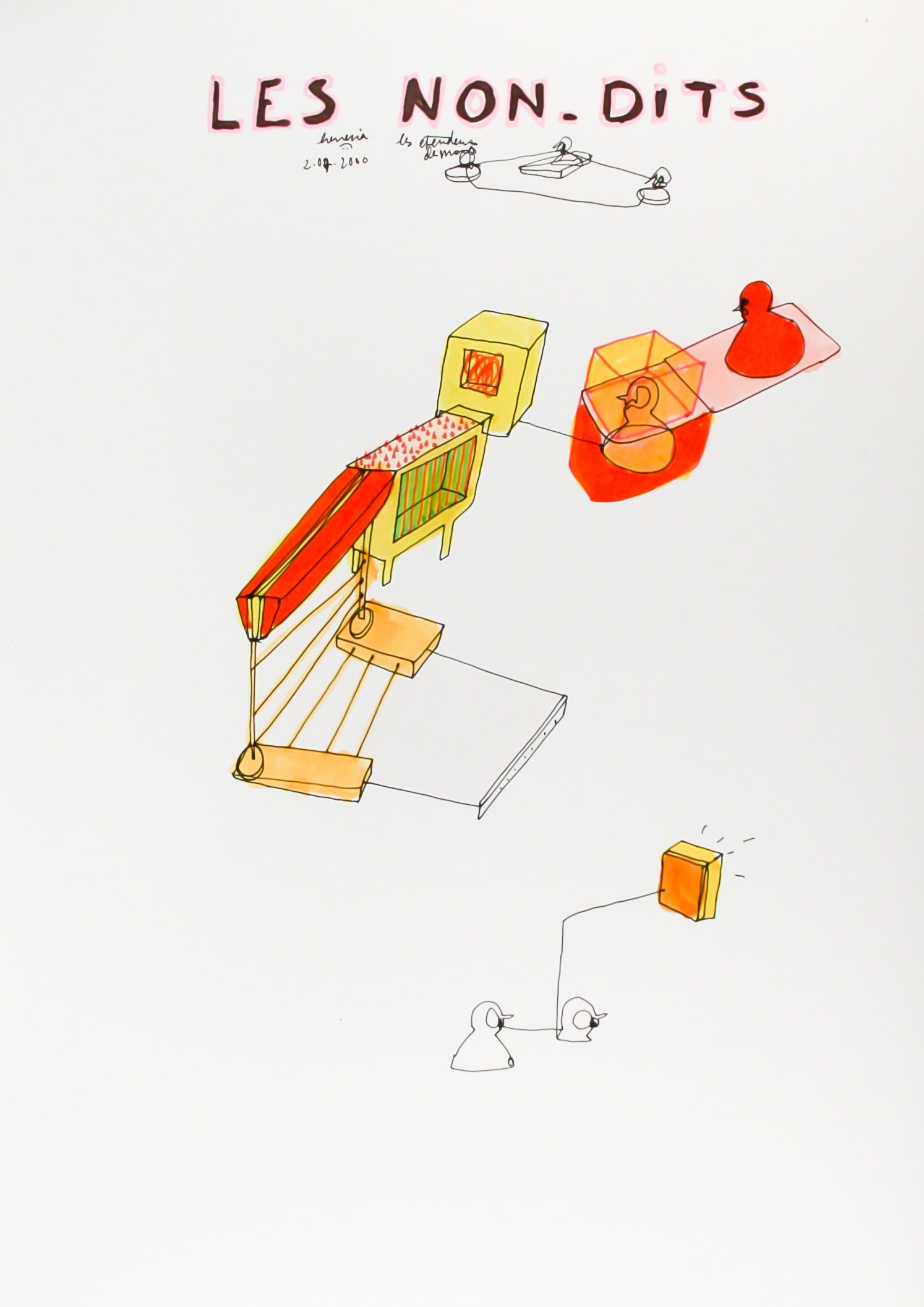 {Les non-dits des entendeurs de mots}, 2000