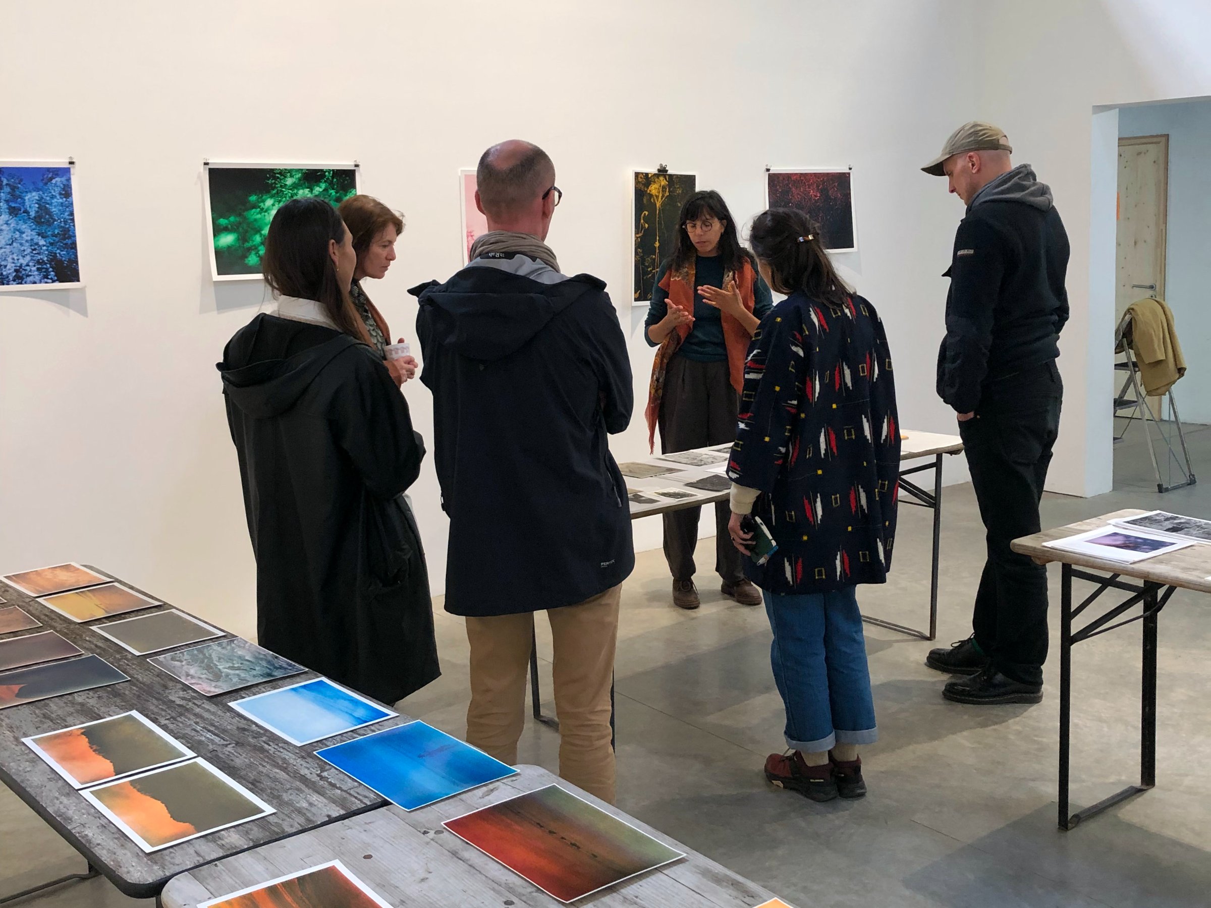 Rencontre avec Clara Chichin dans la halle d'essai de la Fabrique Pola, Meet-up 2025