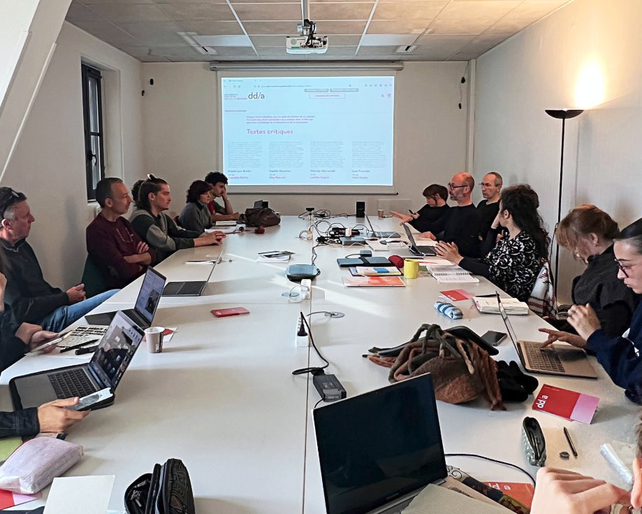 Dialogues #1 à l'École supérieure d'art Pays Basque avec Céline Domengie et Christophe Clottes, novembre 2024