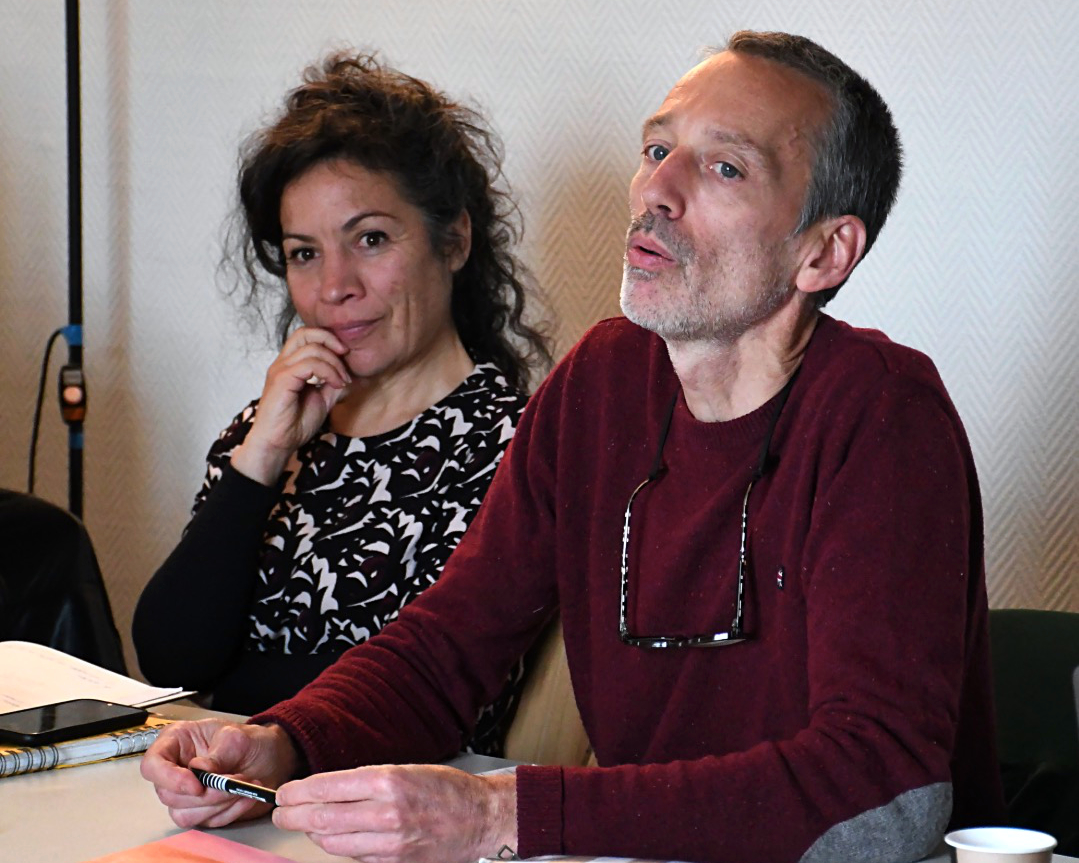 Dialogues #1 à l'École supérieure d'art Pays Basque avec Céline Domengie et Christophe Clottes, novembre 2024