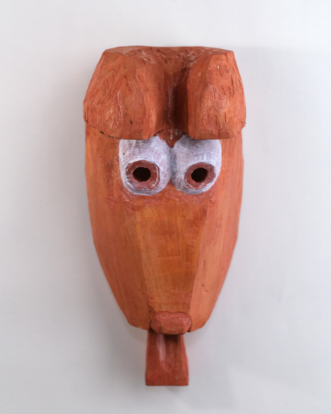 {Masque de chien orange}, 2021