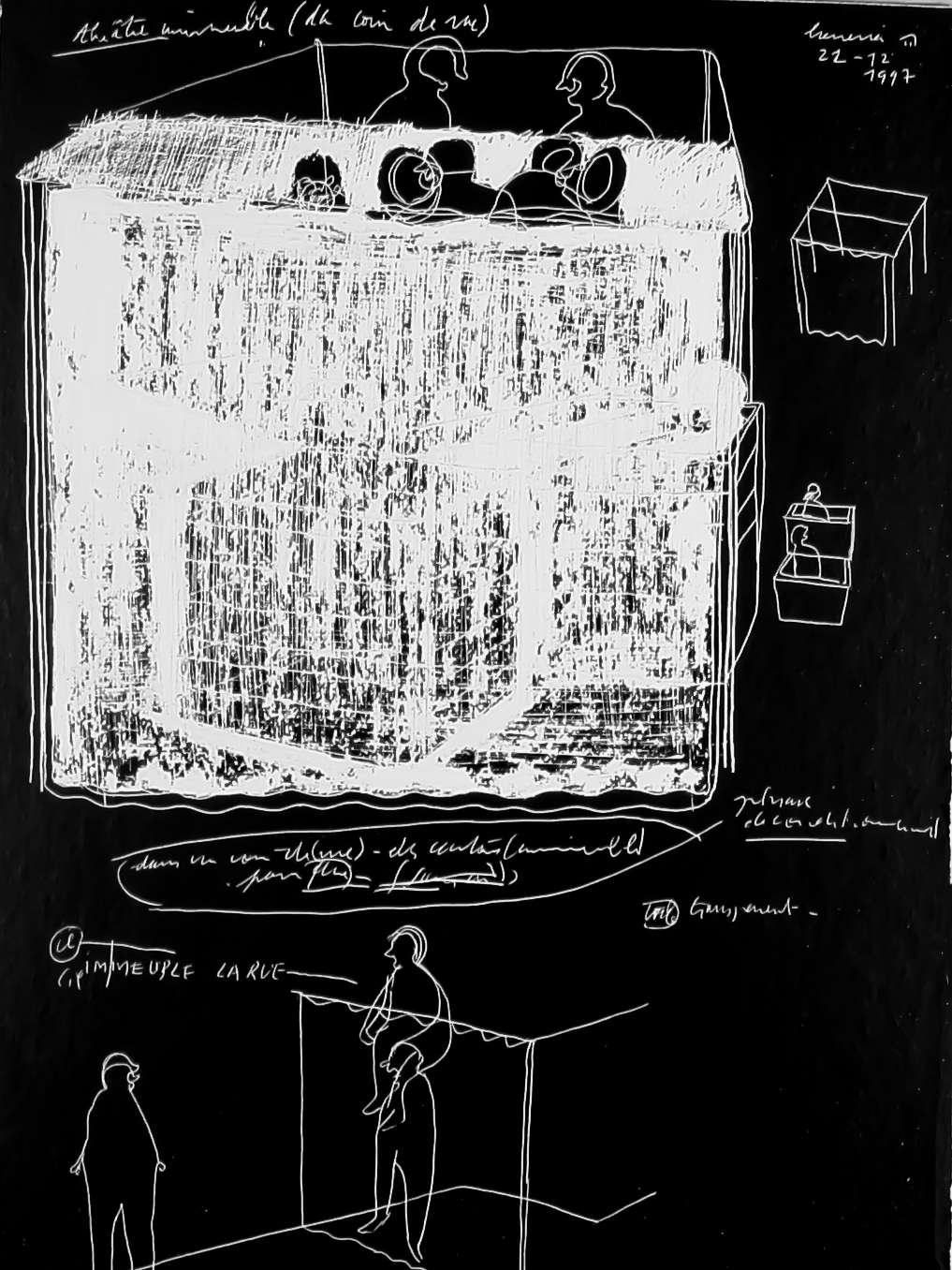 {Théâtre immuable du coin de rue}