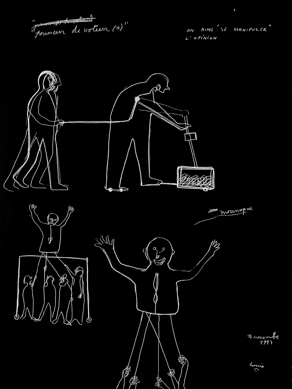 {Pousseur de voteurs}