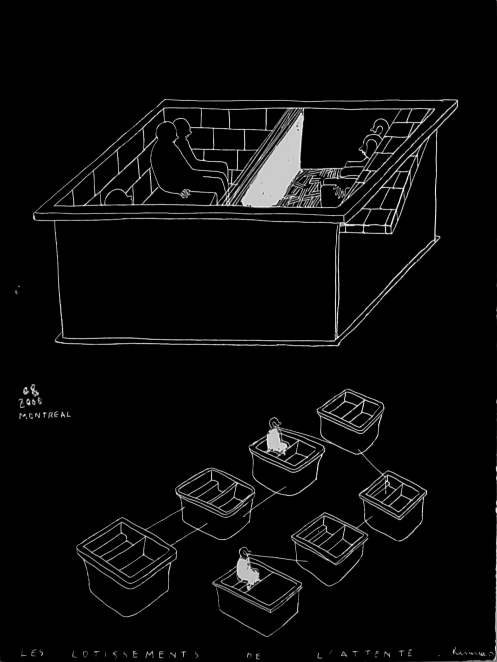 {Les lotissements de l'attente}