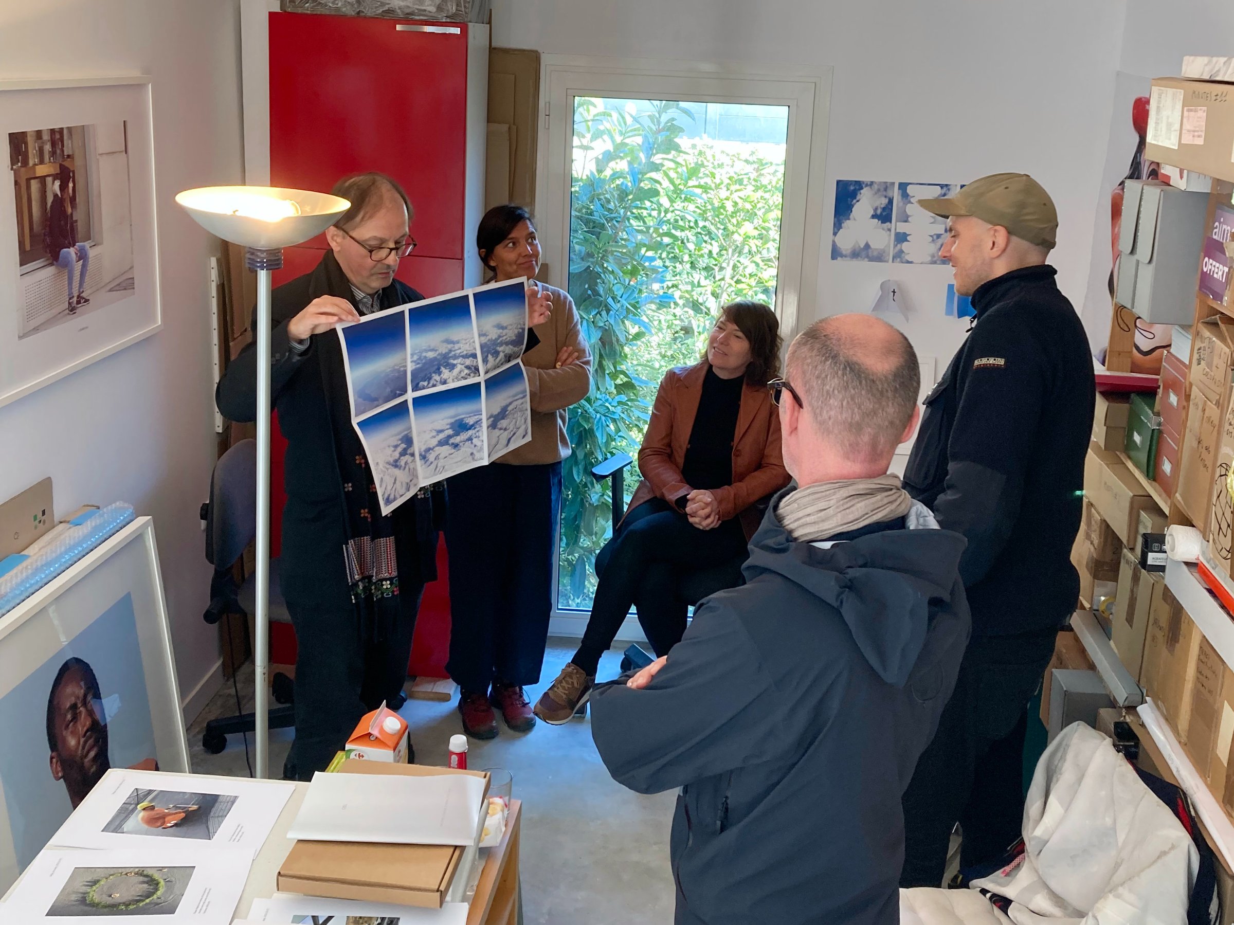 Visite de l'atelier de Pierre-Lin Renié, Meet-up 2025