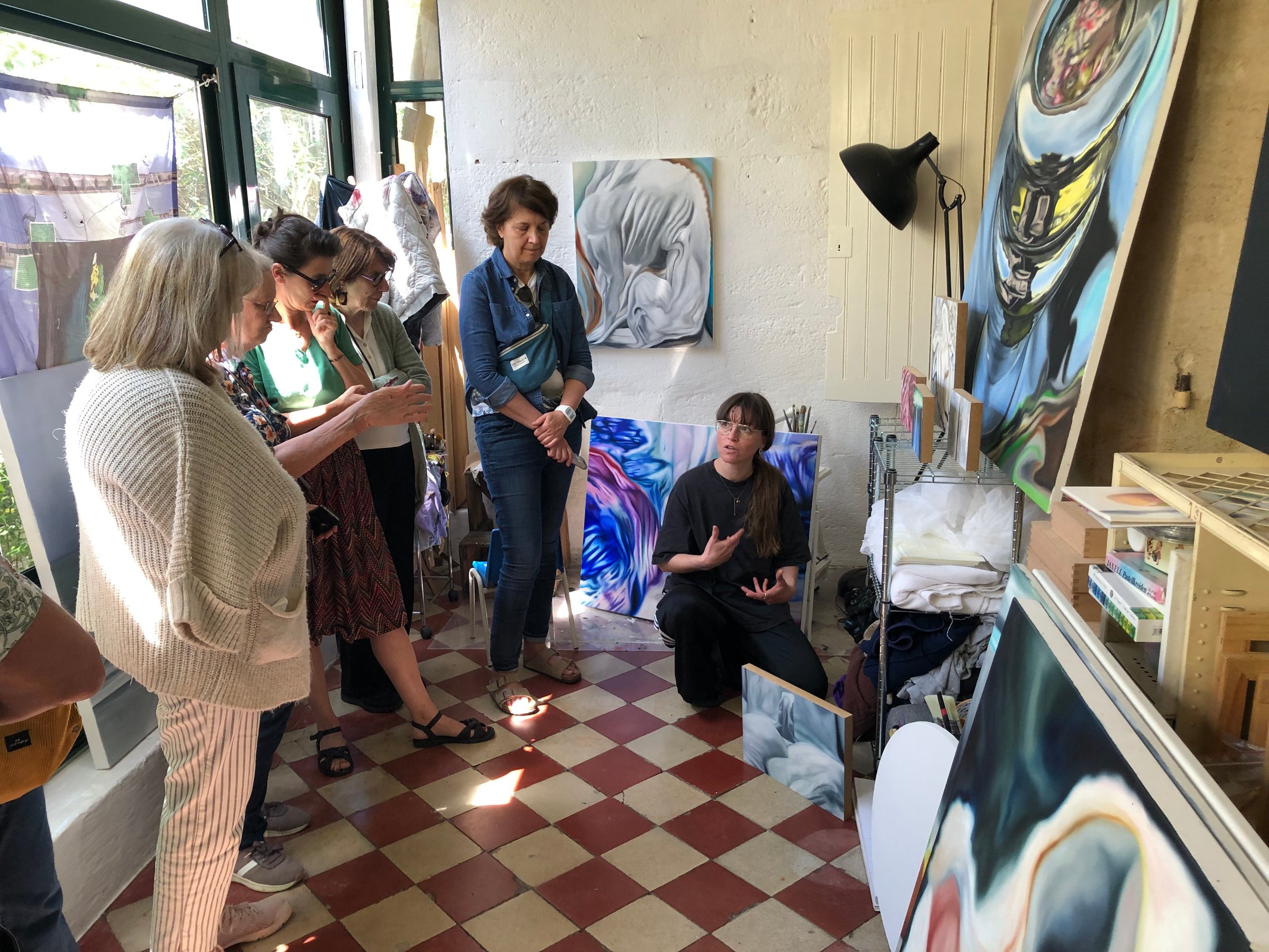 Visite d'atelier avec Camille Beauplan, mai 2025