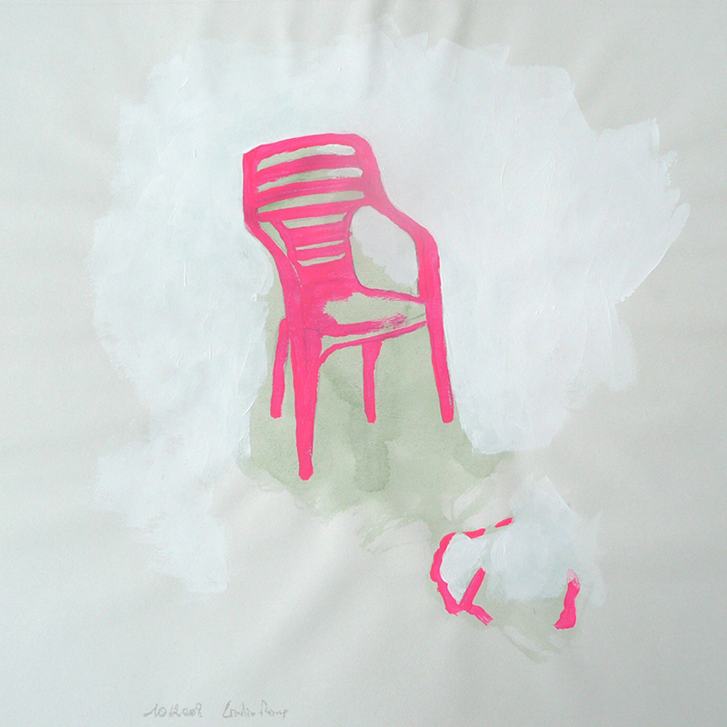 {Chaise rose,} 2008