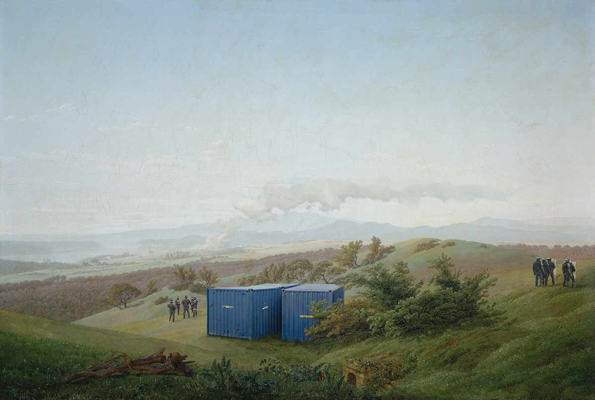 {Paysage lacustre I,} 1810-2017