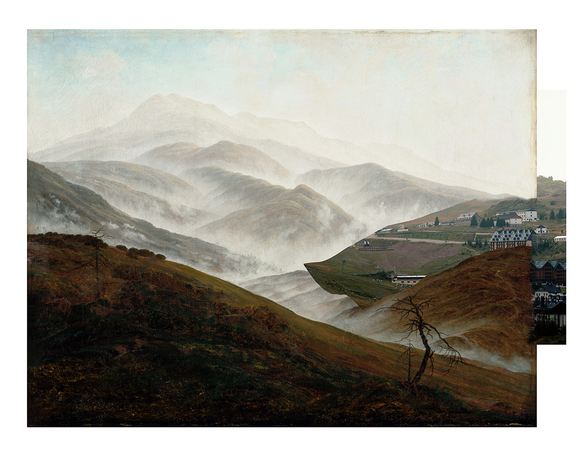 {Brume sur le Riesengebirge II,} étude, 1820-2017