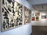 Vue de l'exposition Les fantômes de Camille Lavaud Benito, salle Izzo, Frontignan, dans le cadre du festival FIRN, 2022