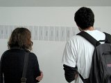 Vue de l'exposition Local to Local, À suivre...lieu d'art, Bordeaux, 2009