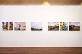 Vue de l'exposition Territoires en partage - Paysage[paysage], la Vieille Église, Mérignac, 2015 Commissariat : Frédéric Desmesure