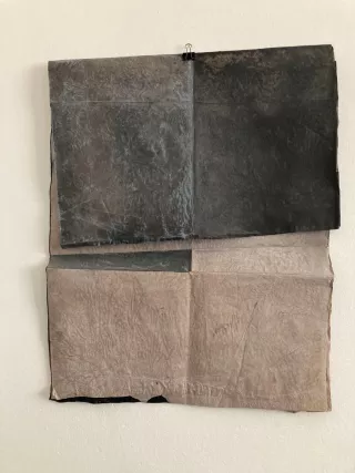 Papier Kraft, gouache, 70 x 60 cm (plié), 2018