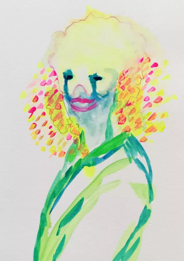 Étude Portrait masqué n°2, 2021