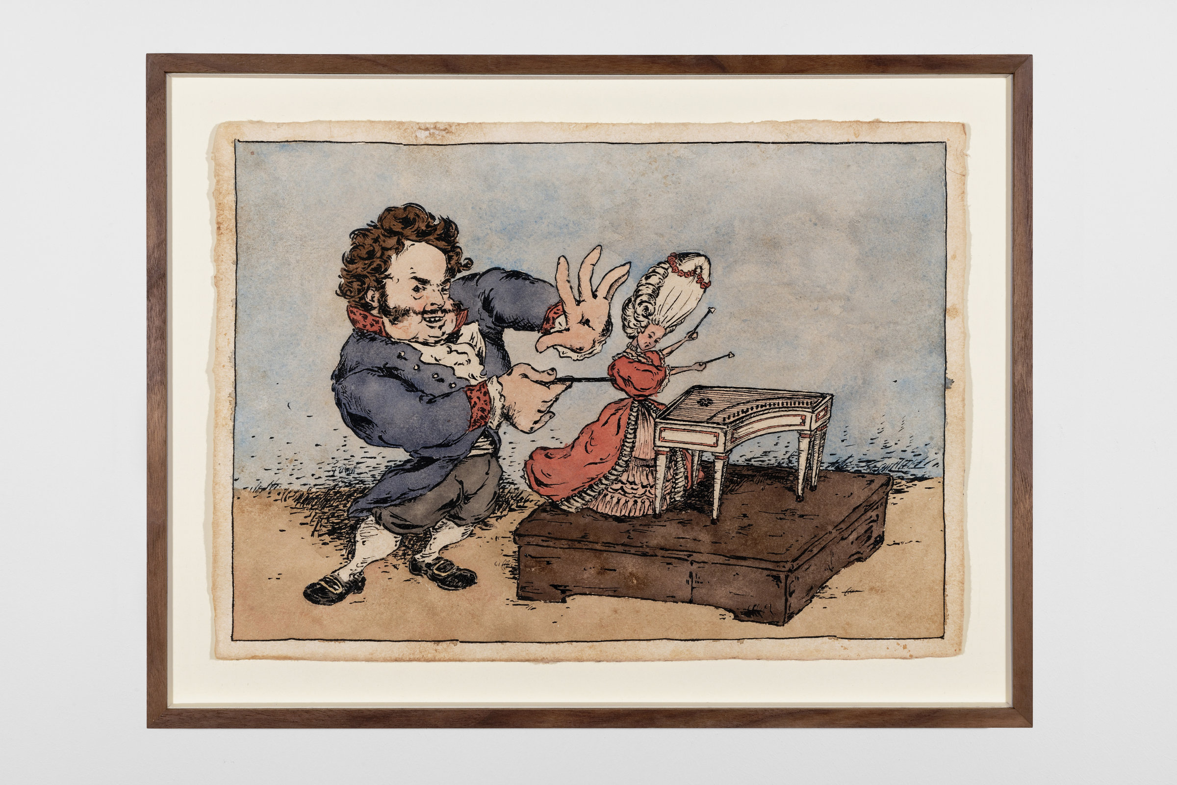 {Naundorff et la joueuse de tympanon}, 2019