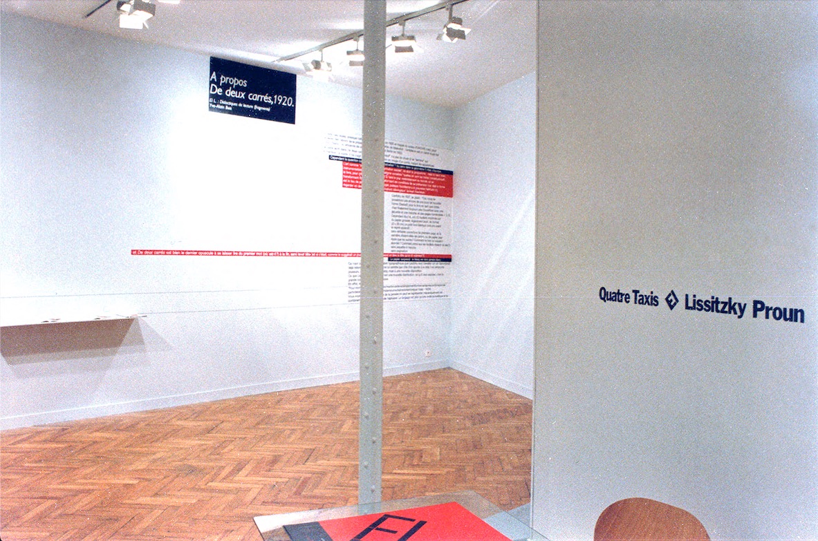 {4 Taxis - El Lissitzky Proun}, 1990