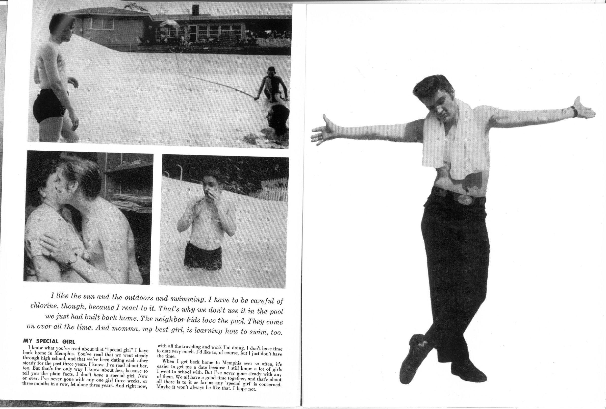 Édition 1 Facsimilé. Réédition du magazine Elvis answers back (1956)