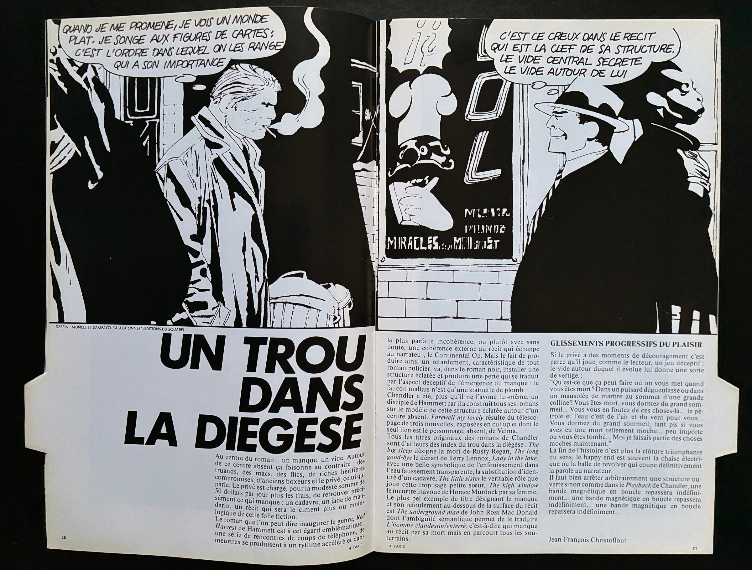 Jean-François Christoflour, {Un trou dans la diégèse}