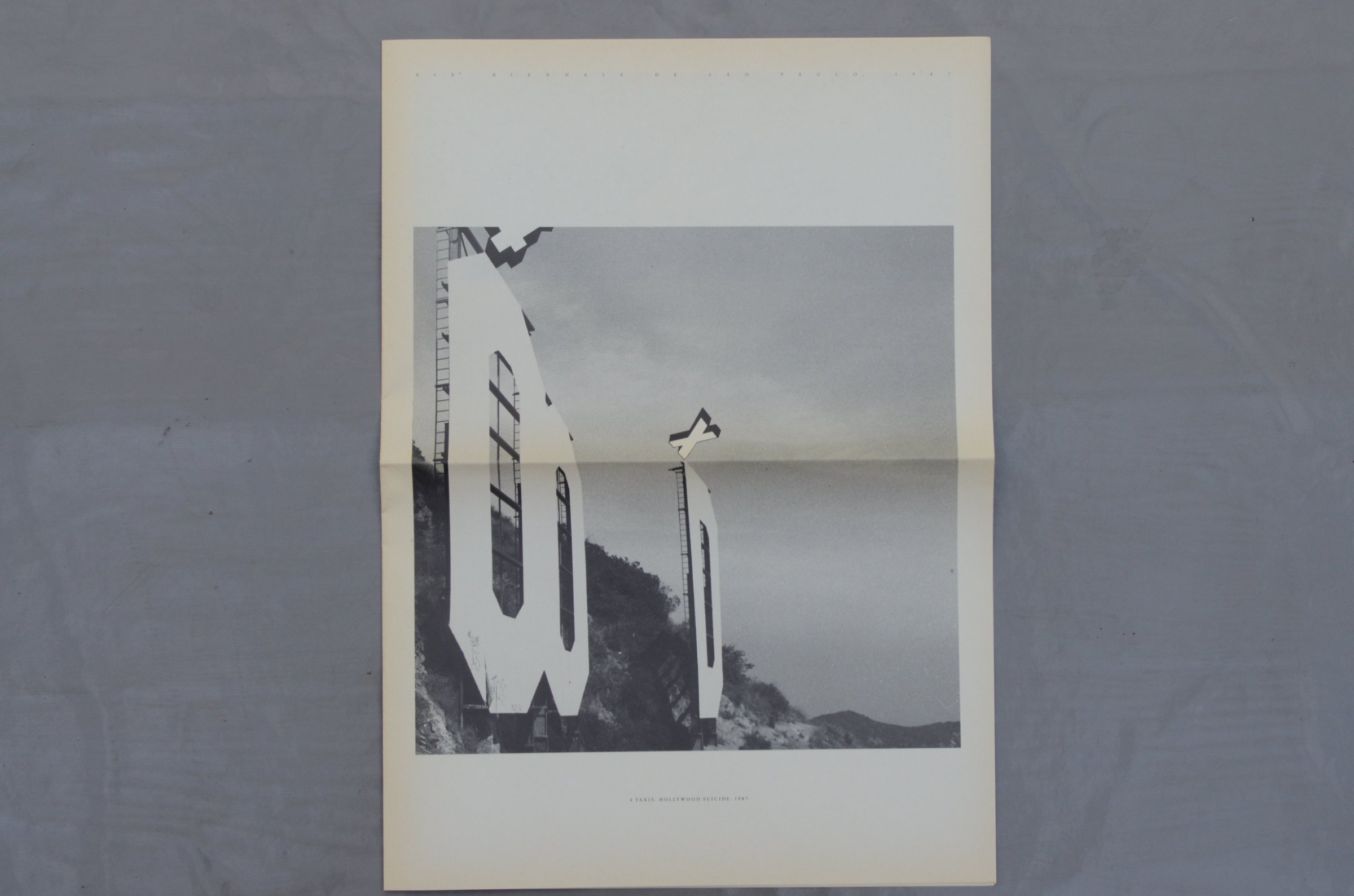 Extrait du portfolio des artistes français de la Biennale de São Paulo 1987