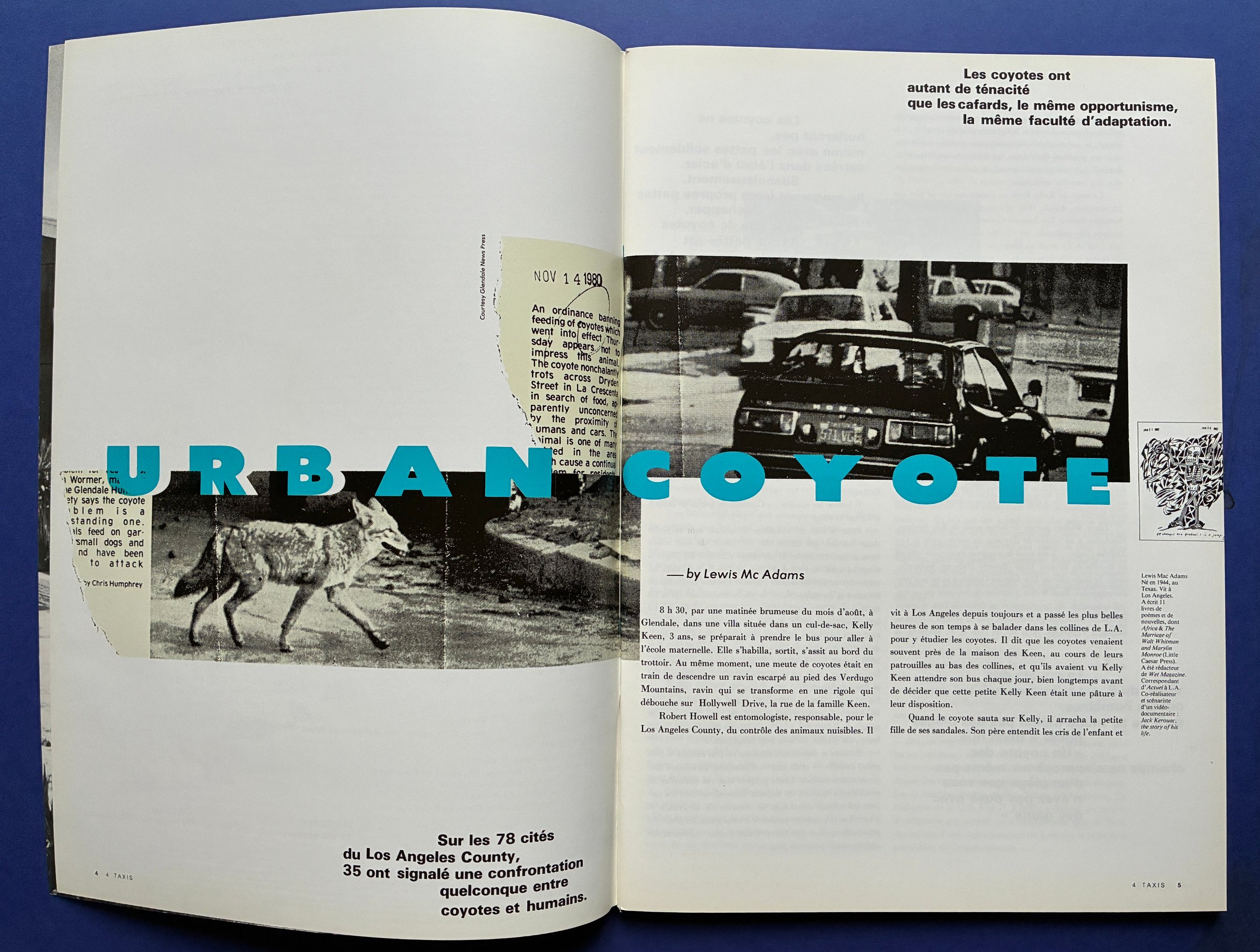 Lewis Mc Adams, {Urban Coyote}