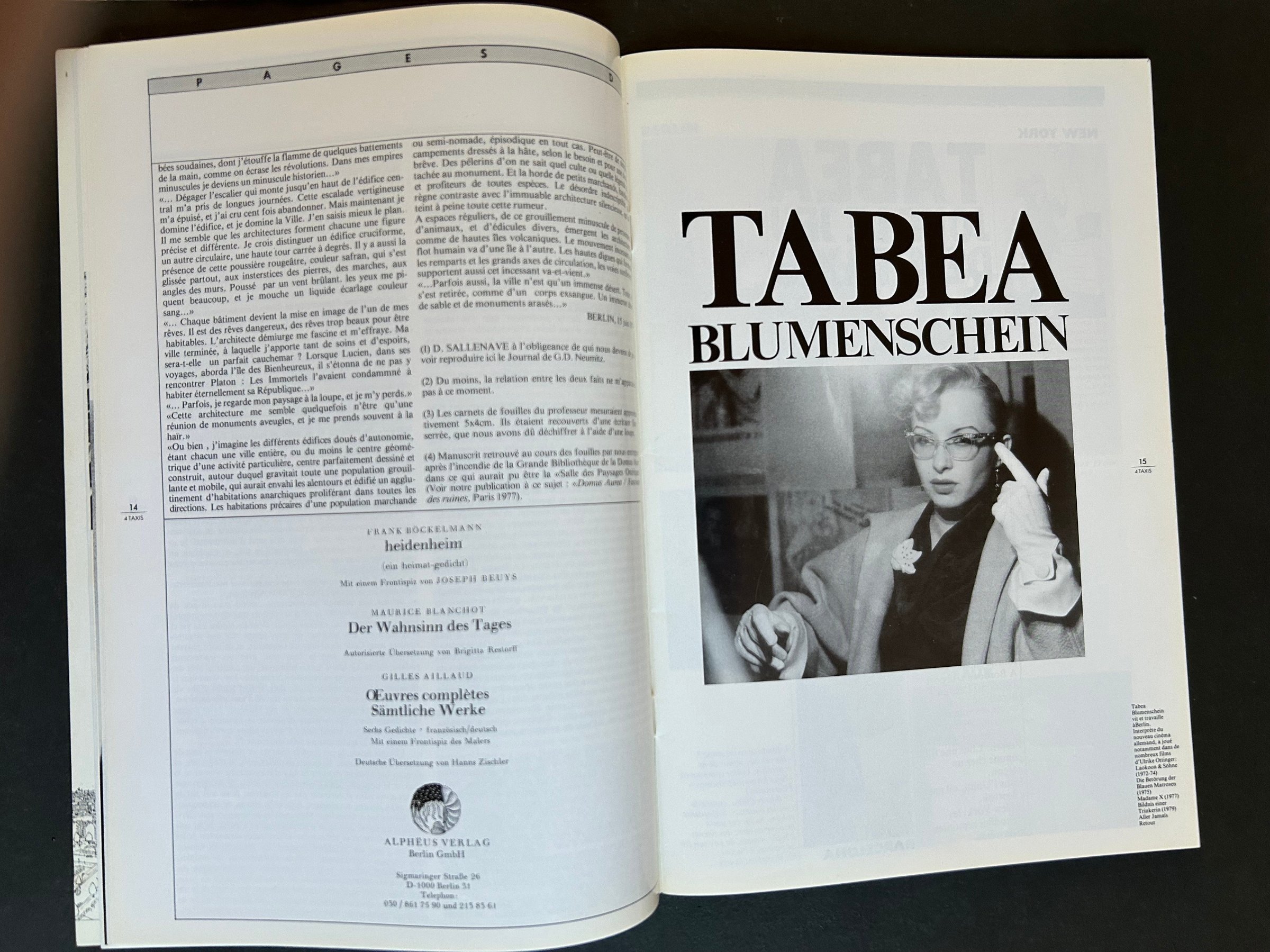 {Tabea Blumenschein}