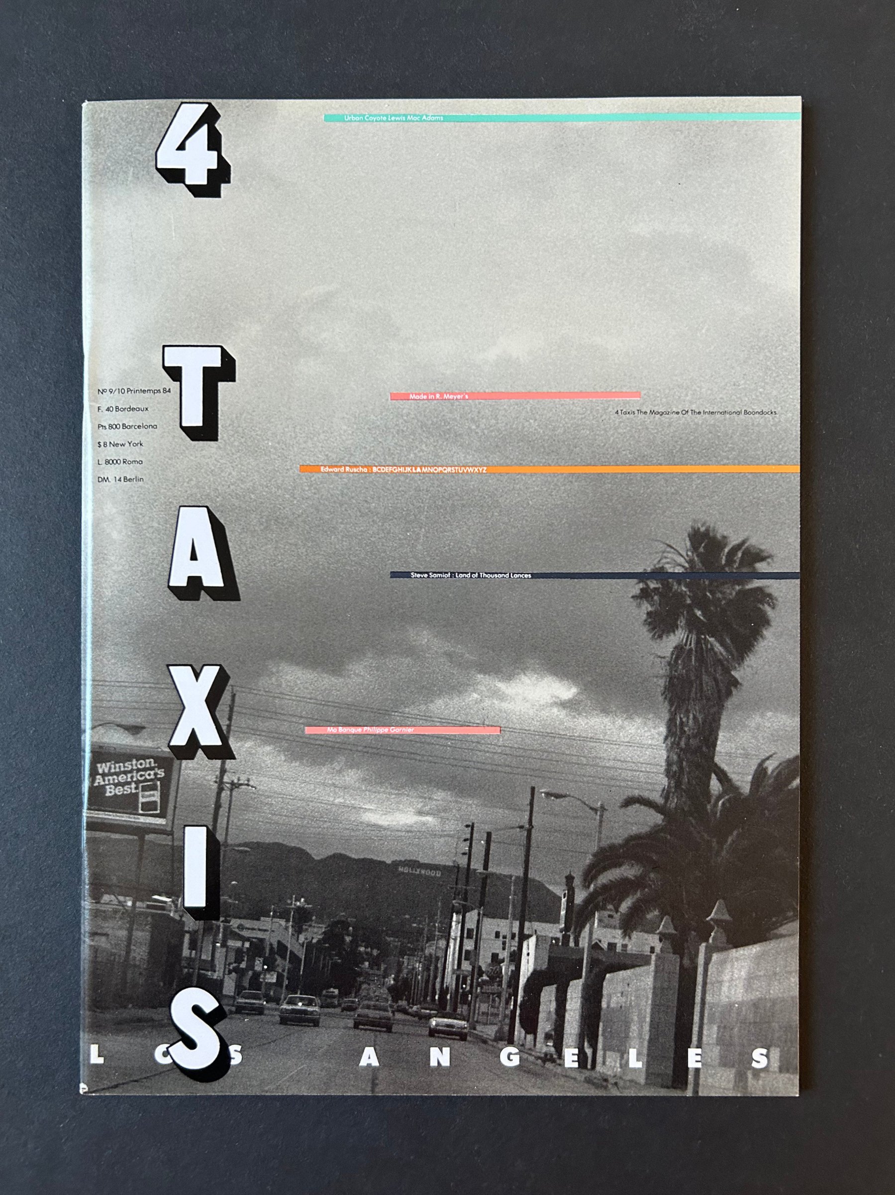 {4 Taxis Los Angeles}, printemps 1984