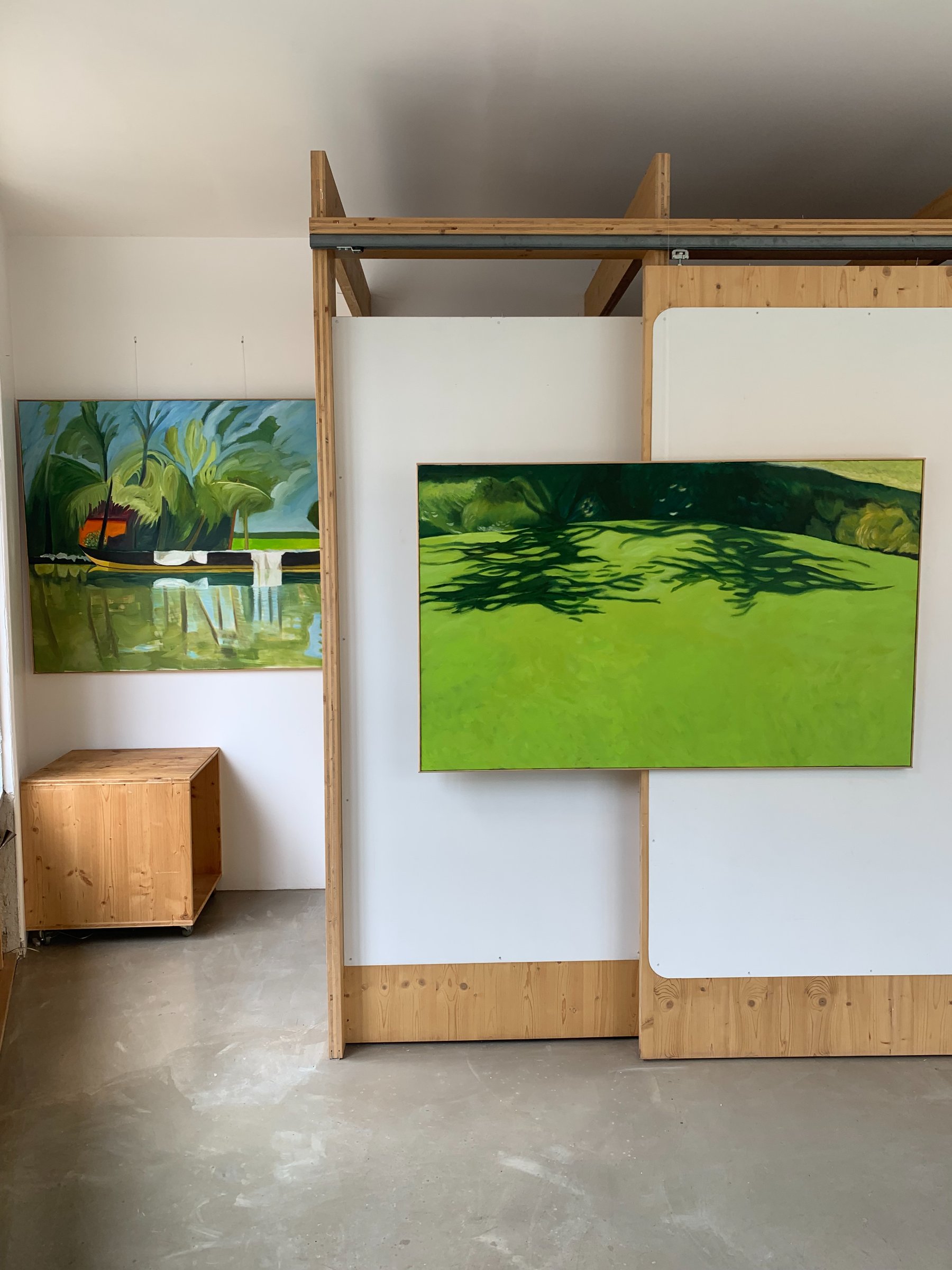 Vue de l'exposition à la Galerie du petit Atelier, 2023