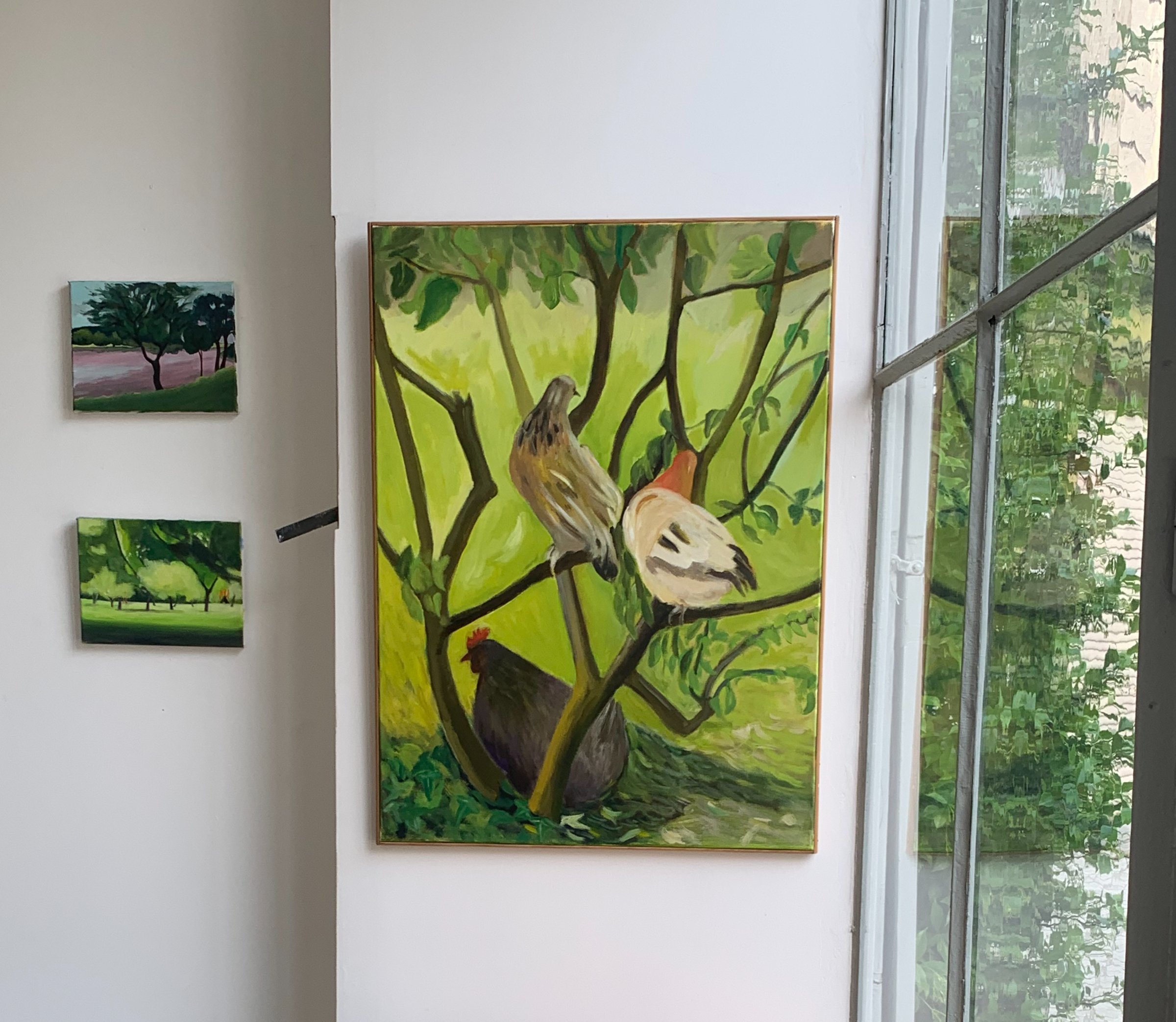 Vue de l'exposition à la Galerie du petit Atelier, 2023