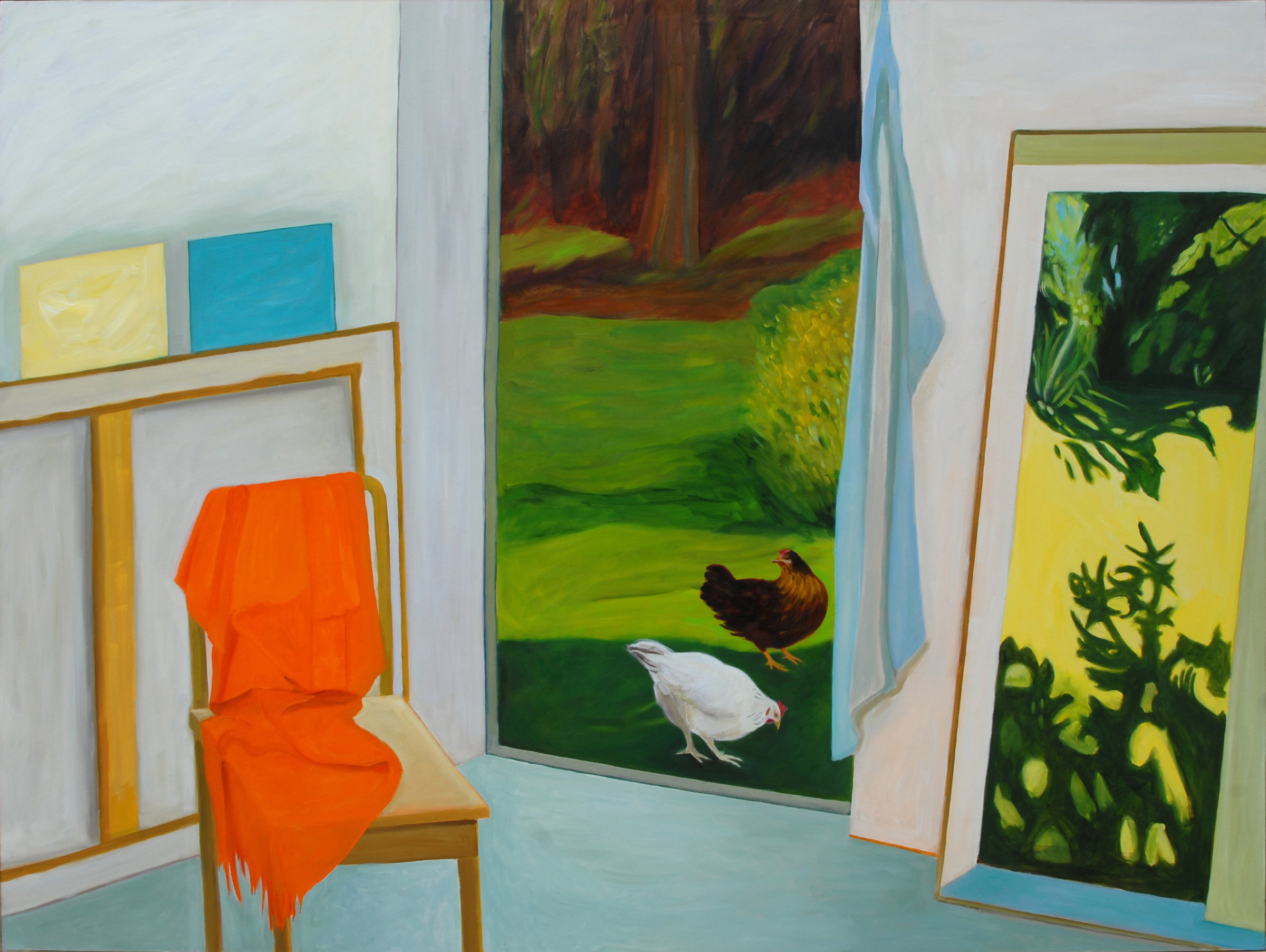{L'atelier 2019 (les poules)}, 2019