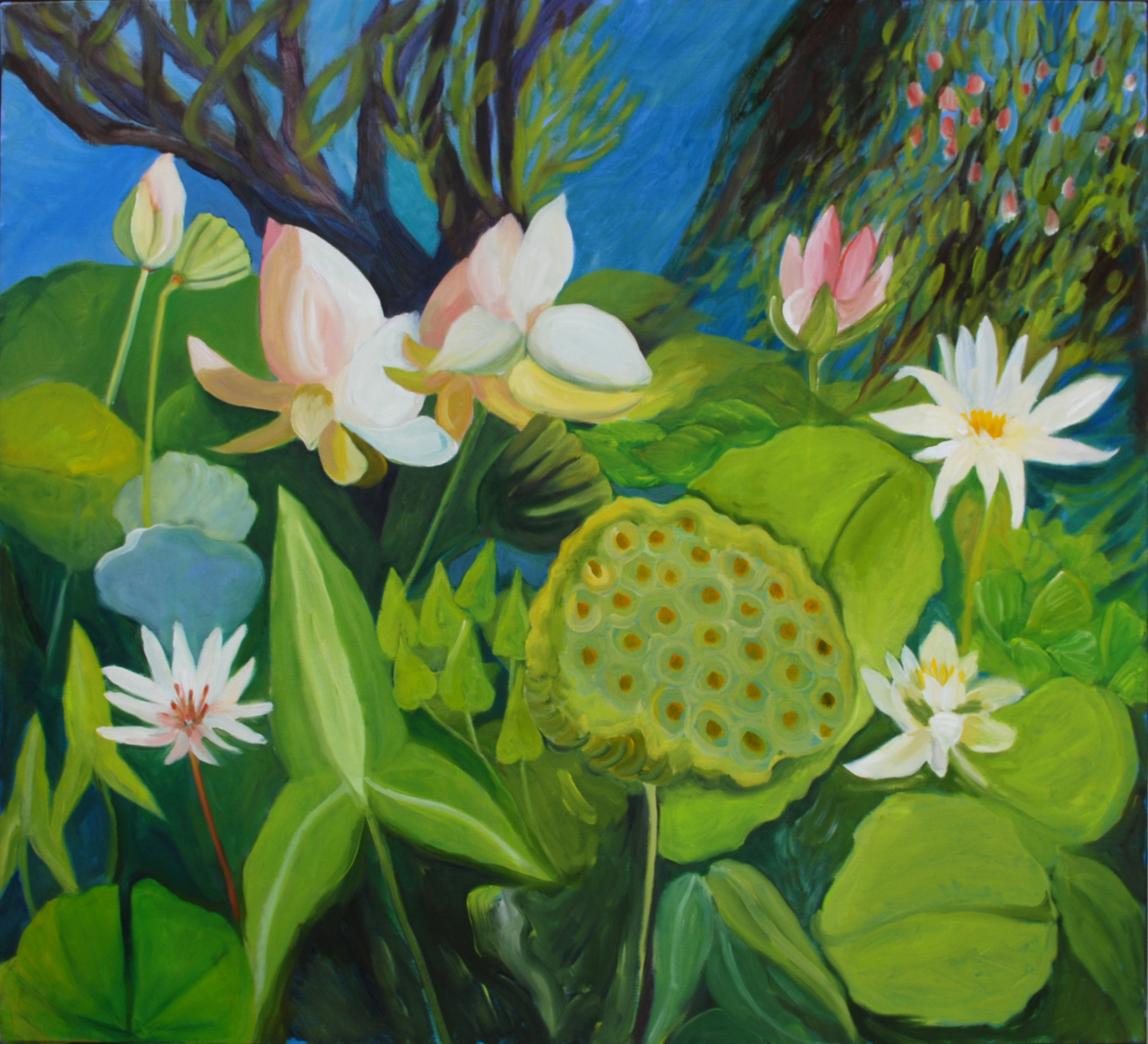 {Nénuphars et lotus}, 2018