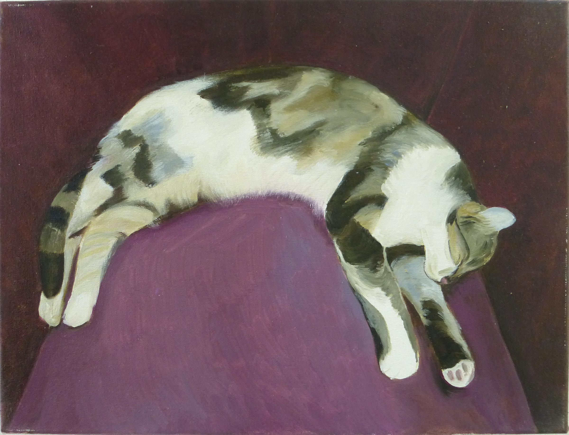 {La chatte dans le fauteuil}, 2020