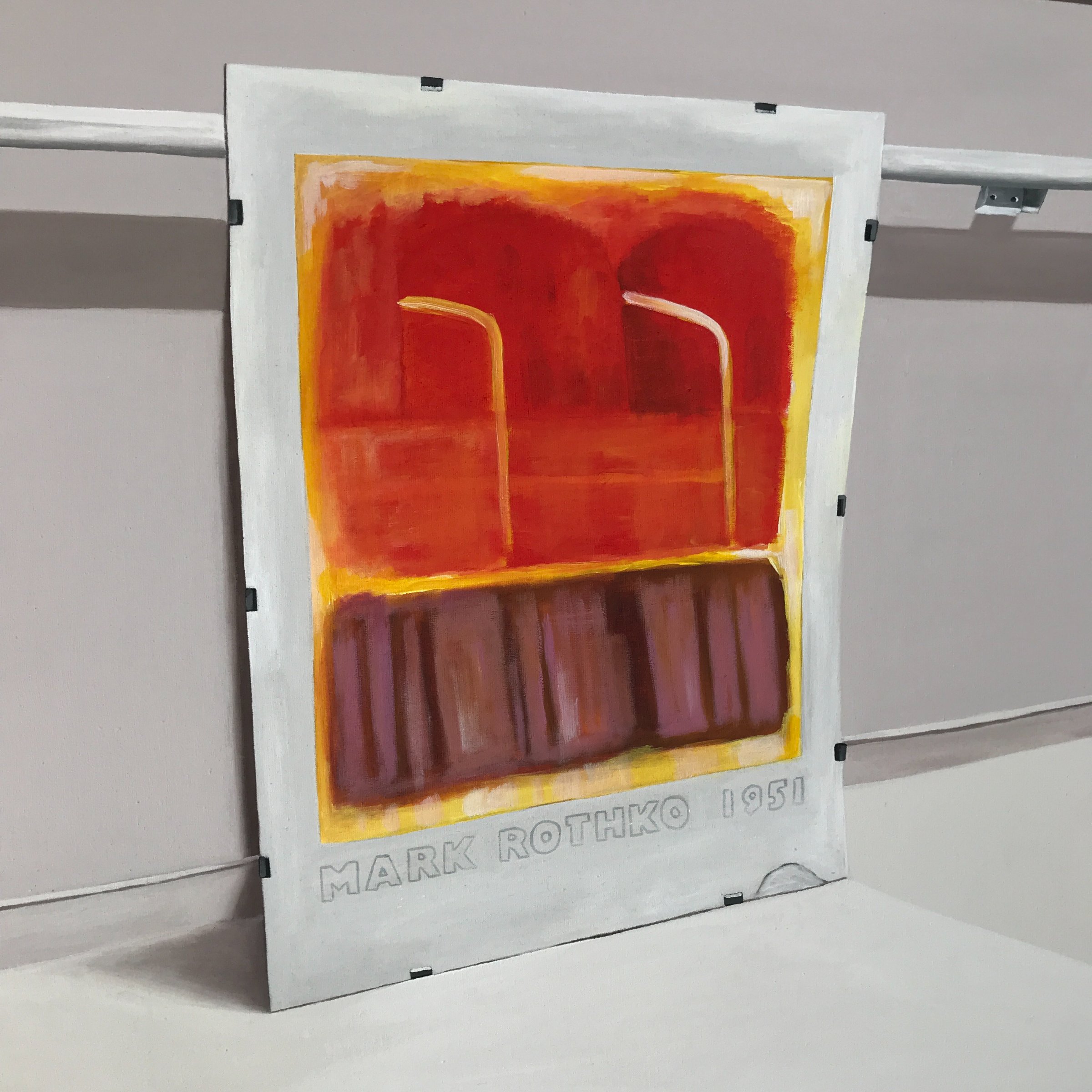 {Poster de Mark Rothko à la Pitié Salpêtrière}, 2018