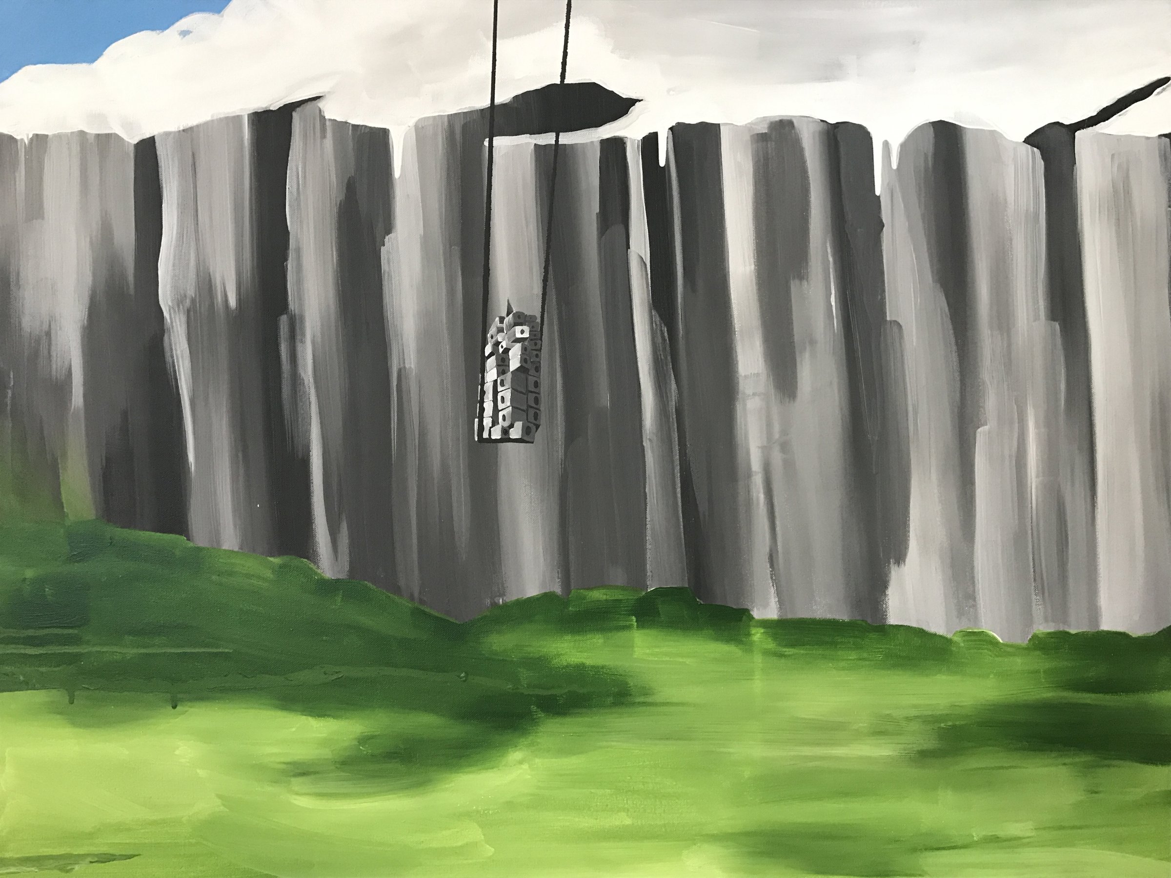 {L'hôtel et la montagne}, 2011