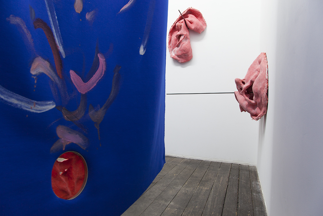 Vue de l'exposition Sommeil léger, Galerie Mon Chéri, Bruxelles (B), 2016