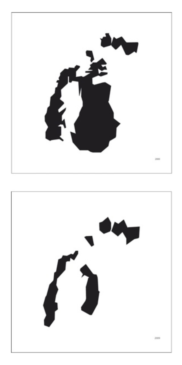 {Mer d'Aral}, 2010 (détail)