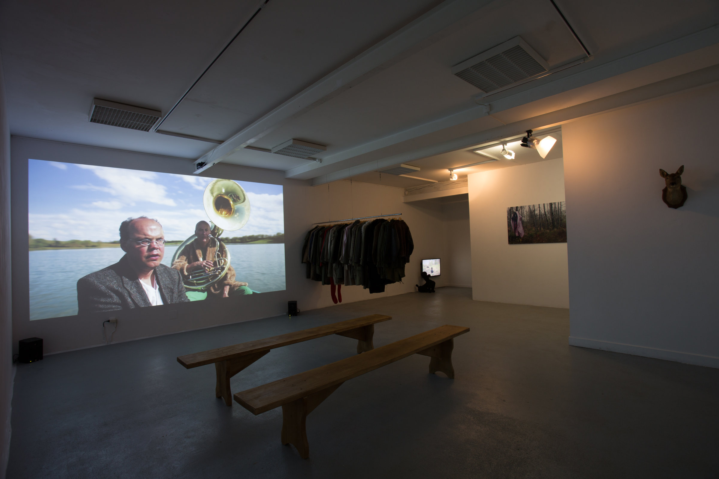La barque silencieuse, exposition à Pollen, résidence d'artistes, Monflanquin, 2014