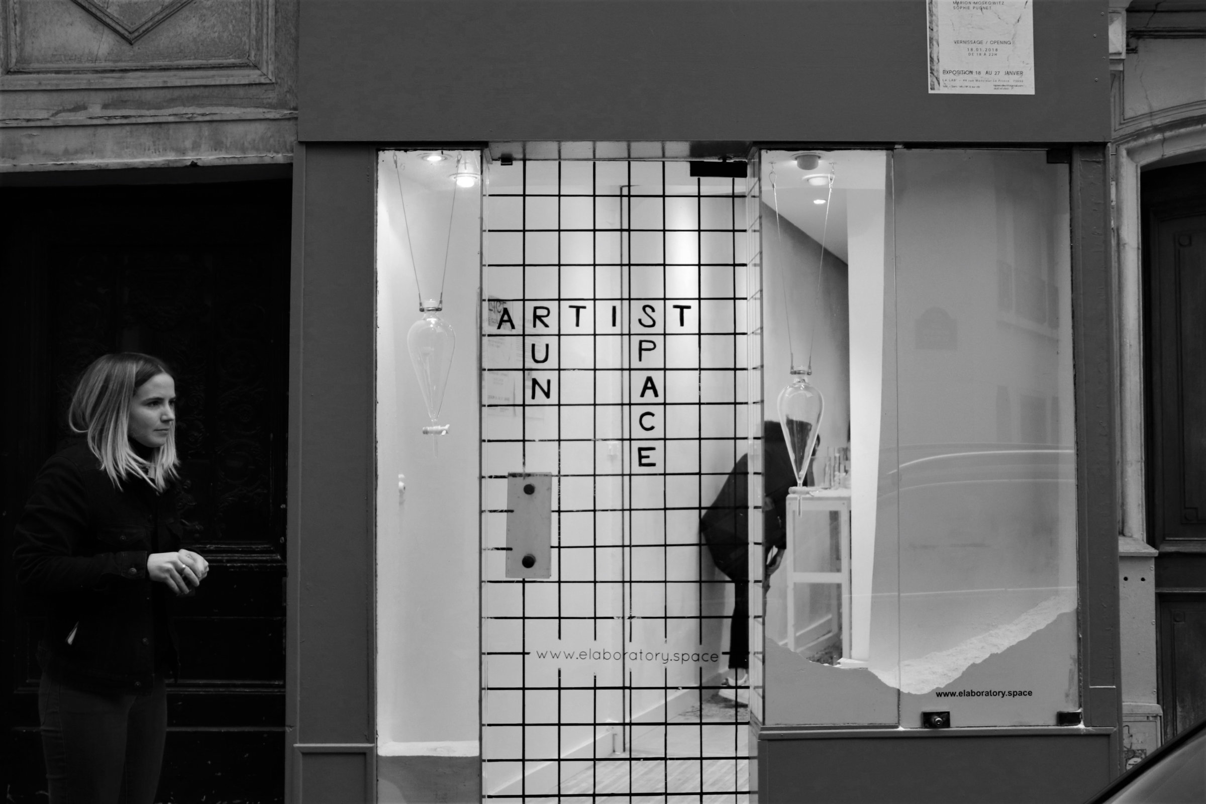 Vue de l'exposition Silice (2018), Le LAB', Paris