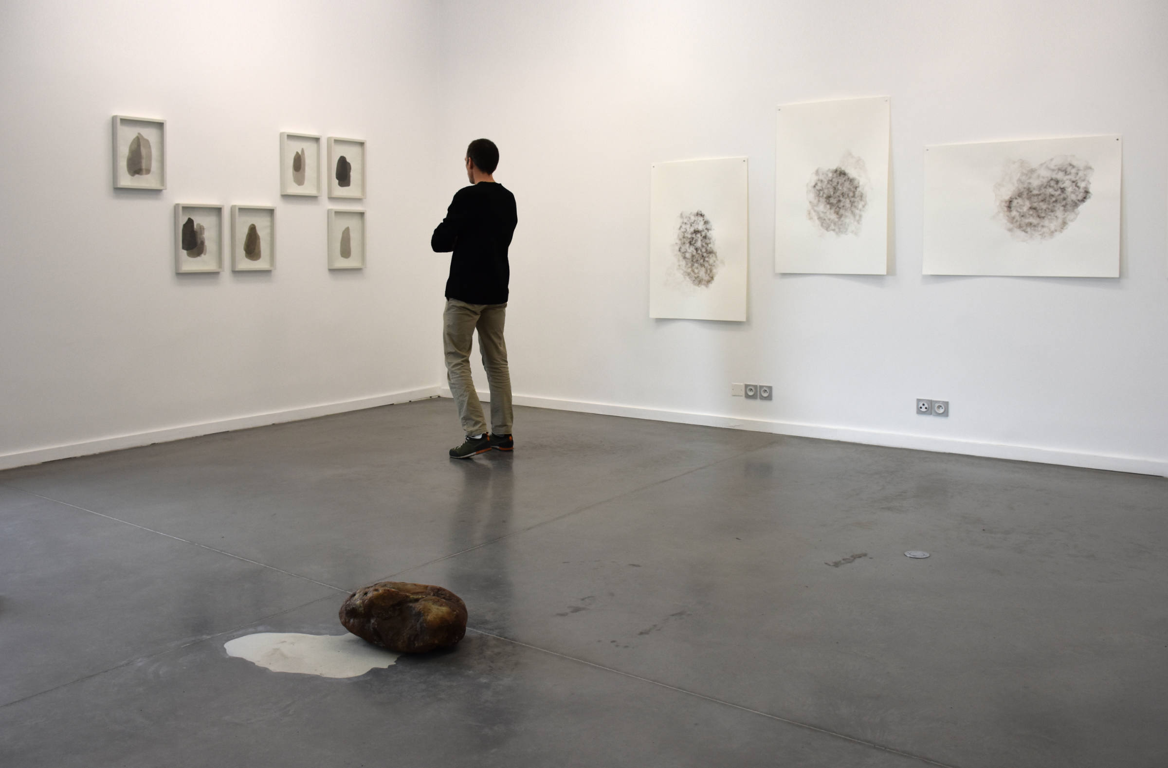 Vue de l'exposition Corps minéral, Cité des Pyrénées, Pau, 2018