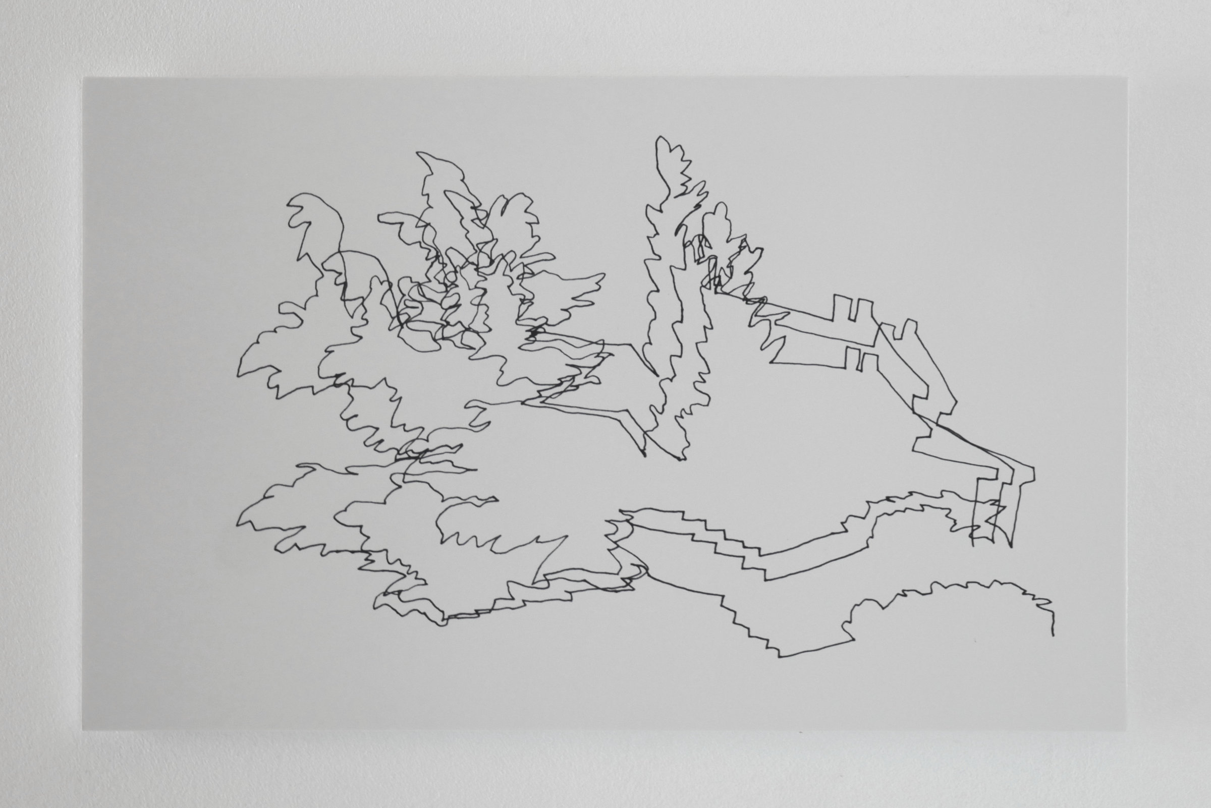 {Échos d'un îlot}, détail, 2010
