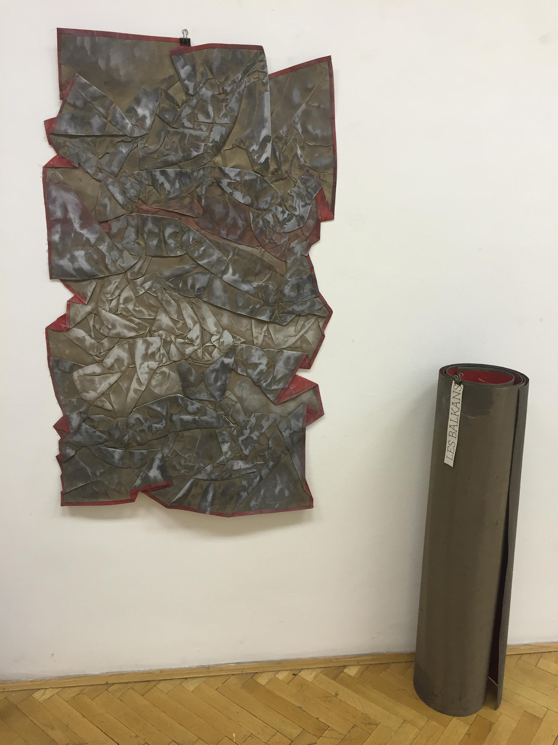 Vue de l'exposition personnelle, Galerie nationale de Bosnie, Sarajevo, 2016