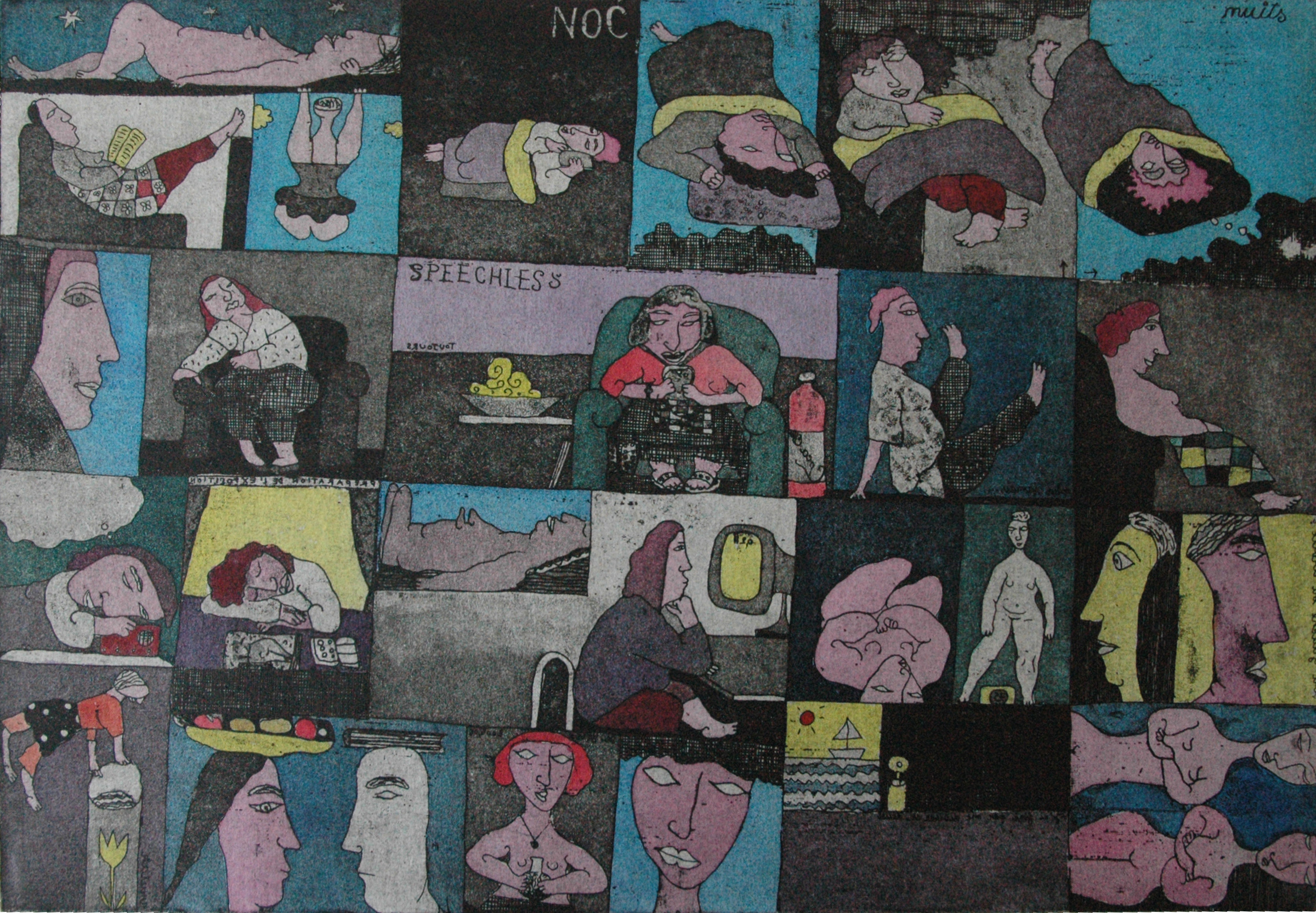 {Préparation d'exposition}, 2004