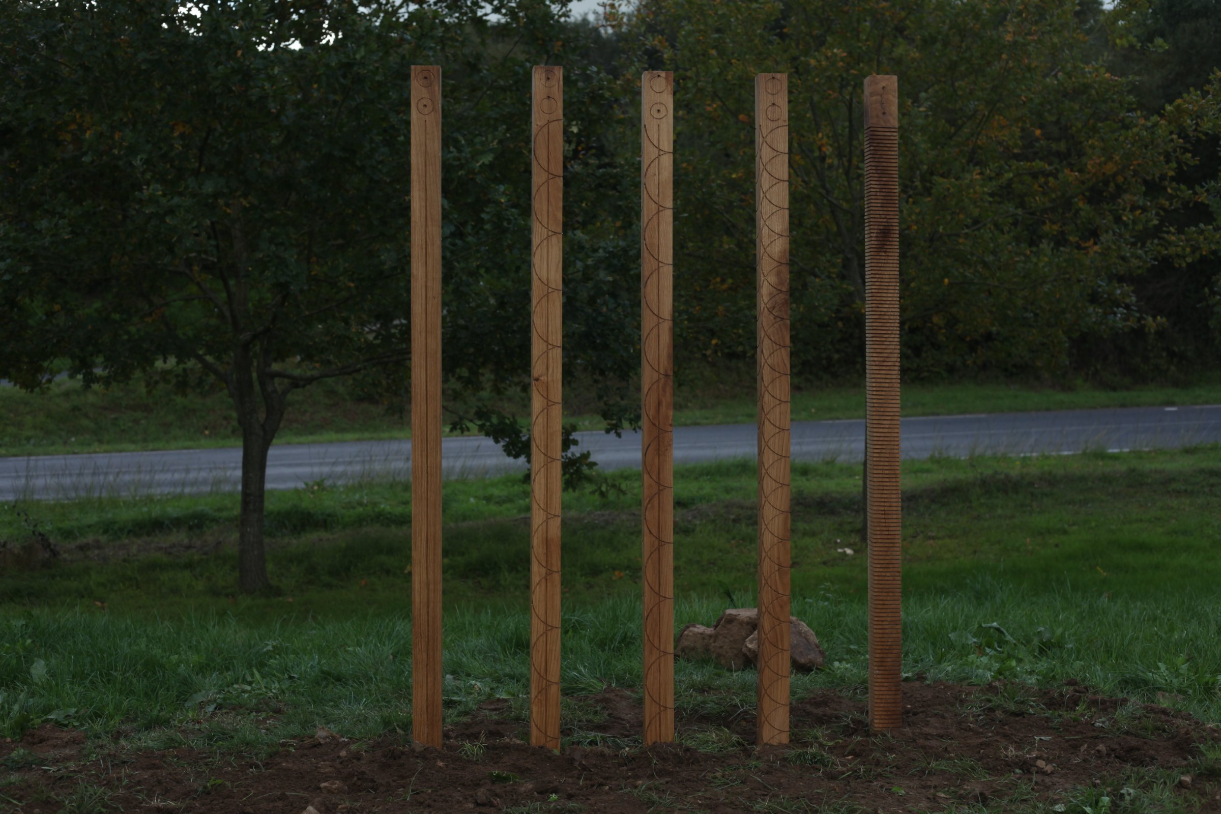 {Les poutres de Massais}, 2015
