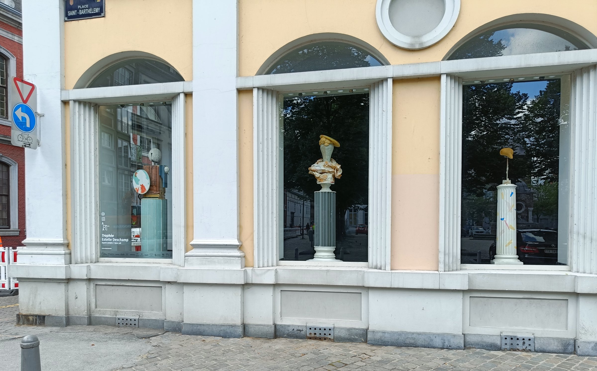 Exposition Trophées, dans le cadre de l'Art au Centre, Liège (Belgique), 2022