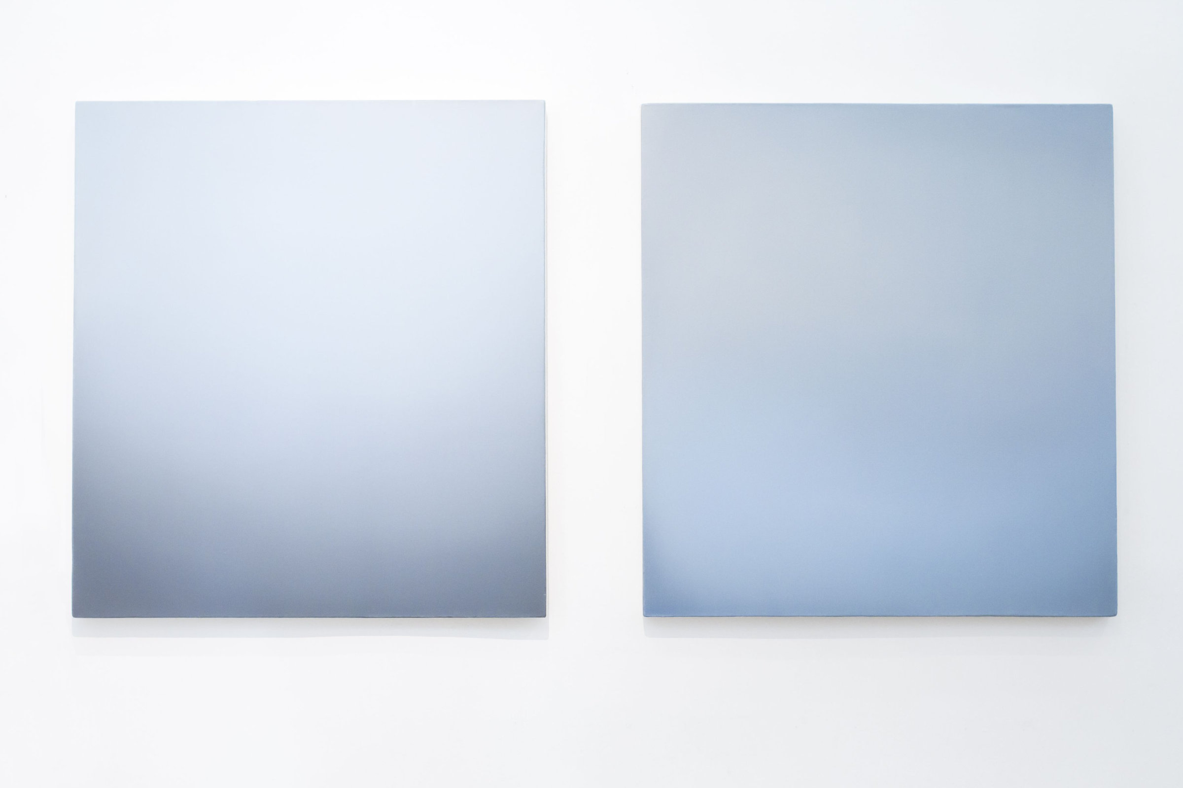 {Diffuse bleu-givré I & II}, 2016