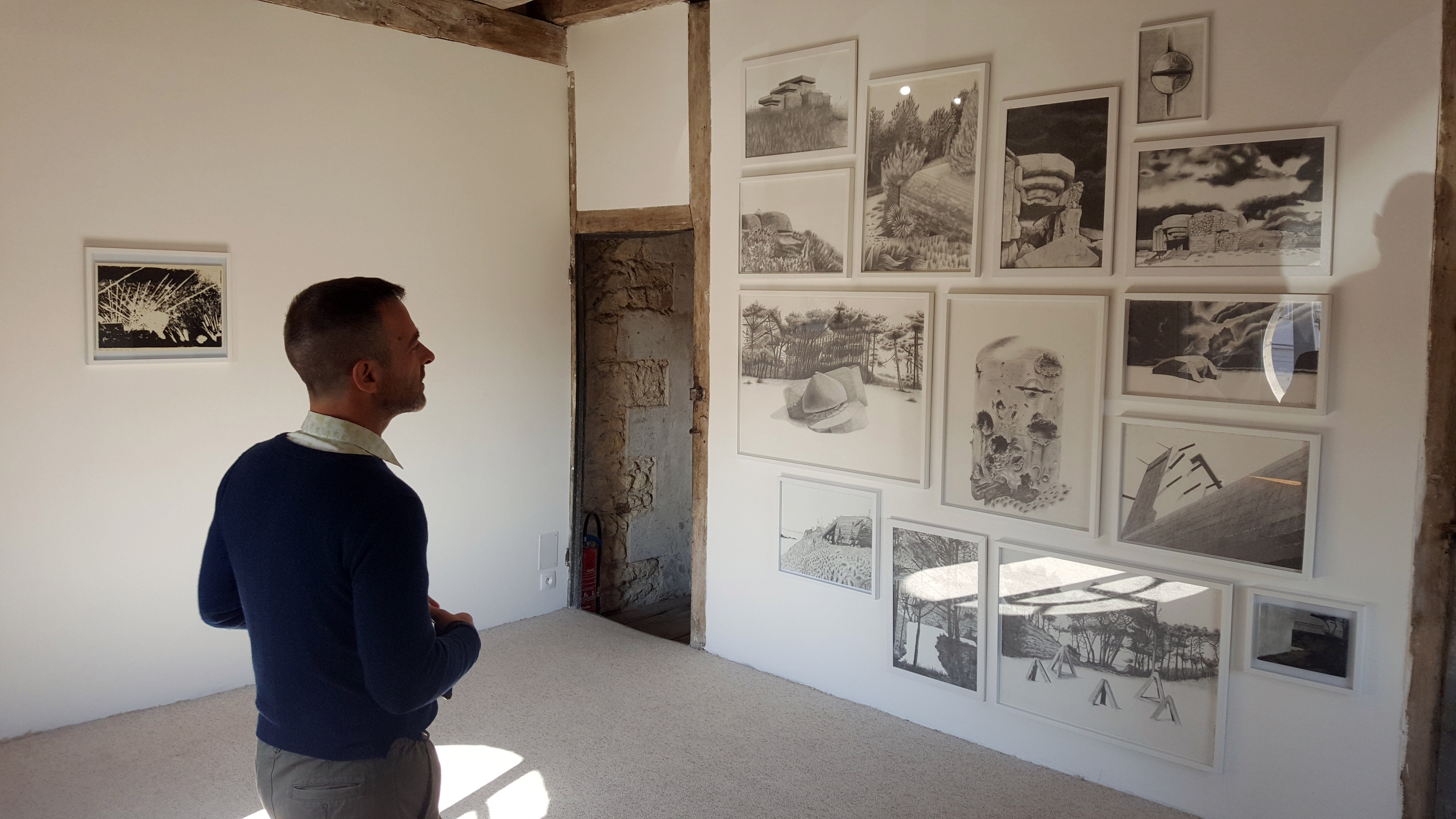 Vue de l'exposition Ici, la vue est imprenable (2019), Eternal Gallery, Tours