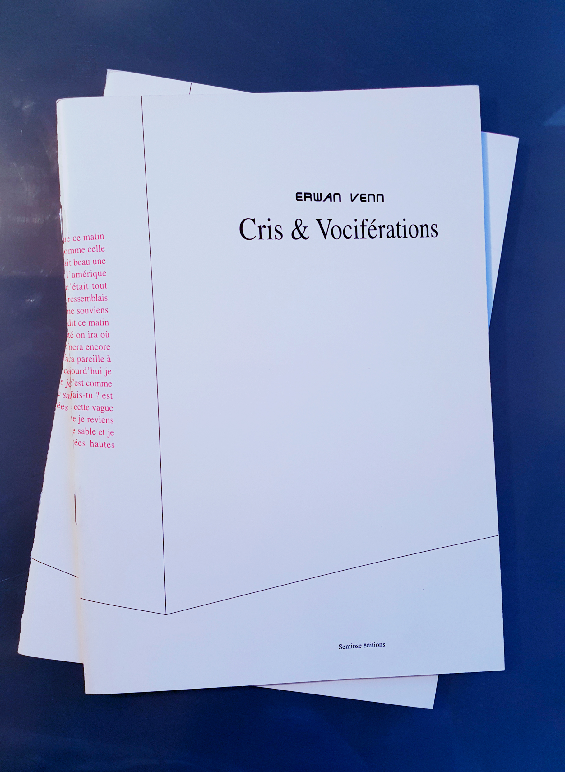 {Cris et vociférations}, 2003