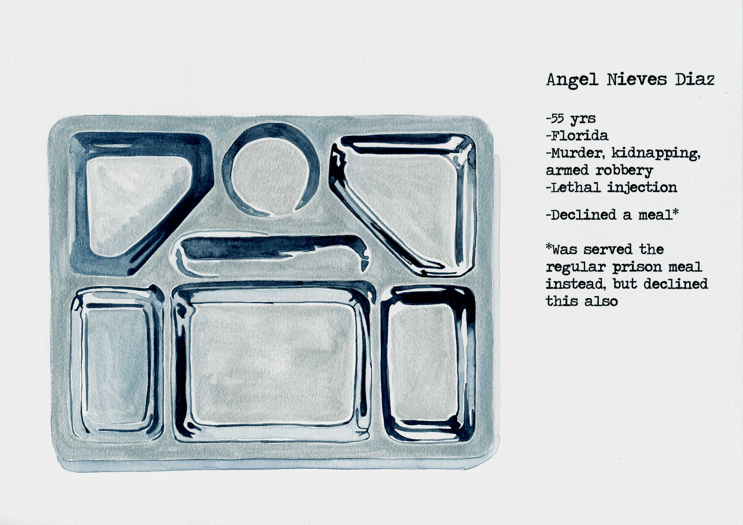 {Le dernier repas (Angel Nieves Diaz)}, 2020