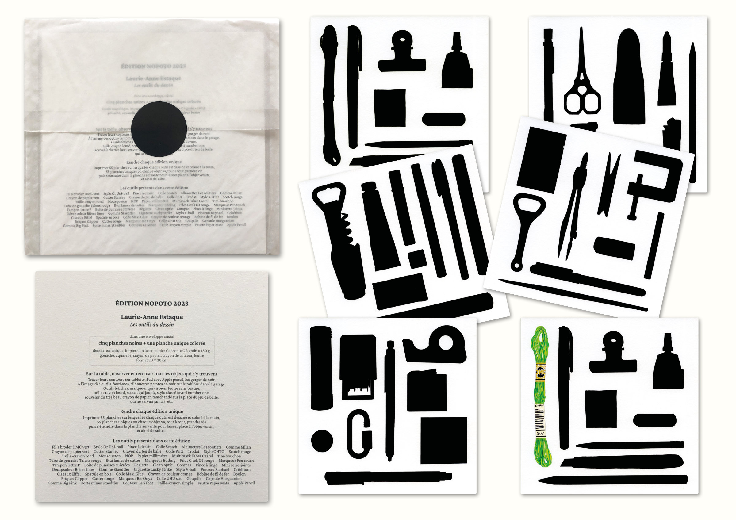 {Les outils du dessin}, 2023