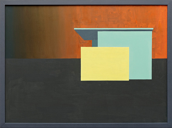 {Nature morte d'espaces 8 (Monochrome jaune),} 2013