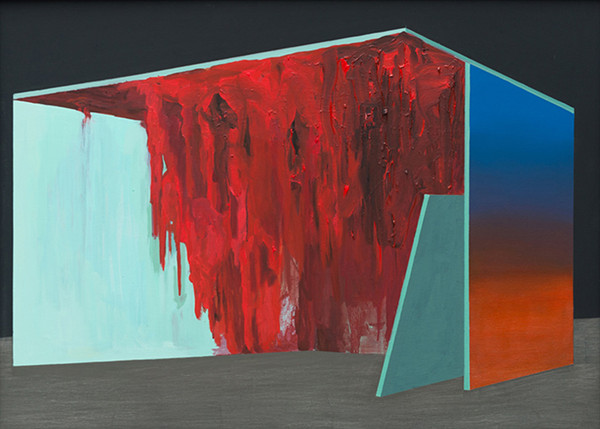 {Nature morte d'espace 9 (Plafond rouge),} 2013